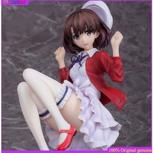 How to Raise a Boring Girlfriend Katou Megumi Jumping posture Action Figure Anime Figure Model Toys Figure Collection Doll Gift