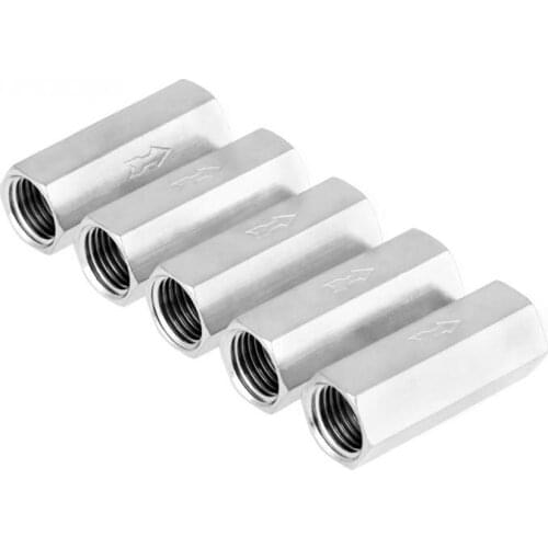 5pcs Air Check Valve Copper valve 1/4'' Female Air Valve Threaded Full Port One Way Air Check Valve Accessory tapones valvula