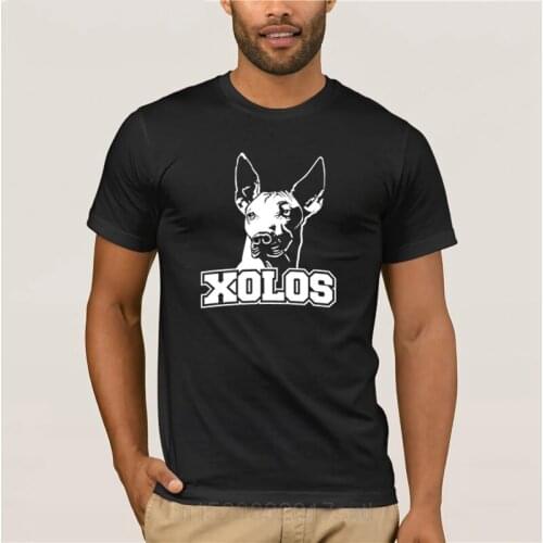 Summer Fashion T-Shirt Xolos Tijuana Mexico Camiseta Futbol Xoloitzcuintles Natural Printed top Short-Sleeve T-Shirt