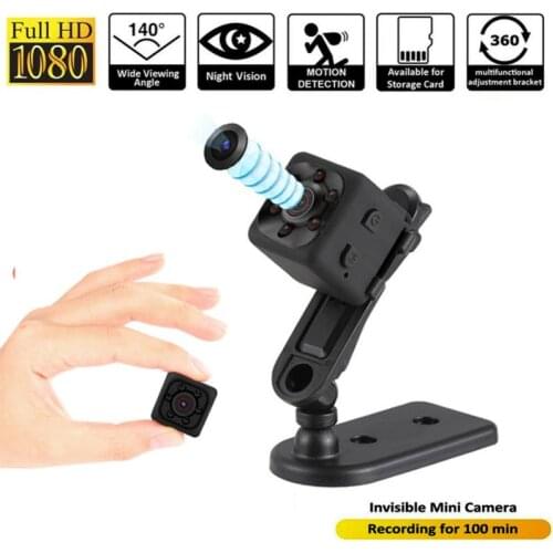 Mini Secret Camera Full HD 1080P Home Security Camcorder Night Vision Micro Cam Motion Detection Video Voice Recorder SQ 11