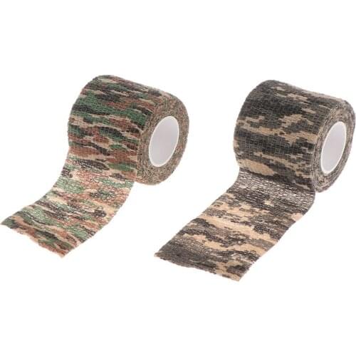 Multi-functional Camo Tape Non-woven Self-adhesive Camouflage Hunting Paintball Airsoft Rifle Waterproof Non-Slip Stealth Tape