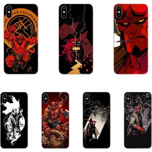 Soft Transparent Covers Cool American Comics Hellboy For HTC U11 Life Capa U11 Plus U 11 U12 Life