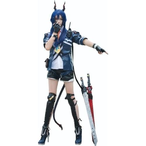 New Game Arknights! Chen Sir Cosplay Costume Uniform Outfit Fancy Suits Halloween Costumes for Women Carnival Christmas Dress