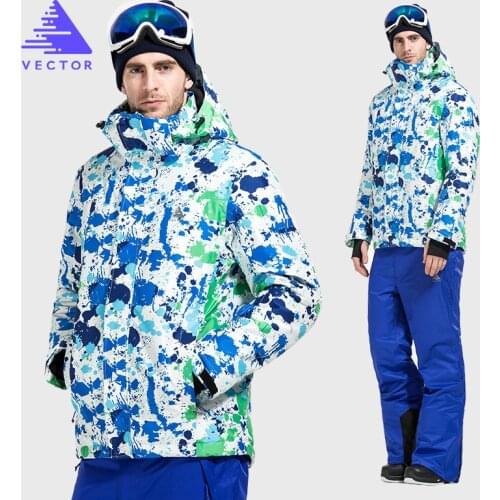 2020 New Ski Suits Men Thick Warm Ski Jackets Pants Snowboard Sets Waterproof Windproof Winter Ski Coat Trousers Ski Suit