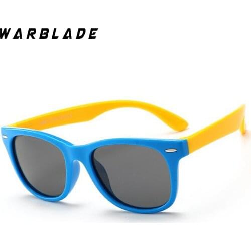 2021 New Fashion Kids Boys TR90 Unbreakable Polarized Sunglasses Children Girls Safety UV400 Mirror Sun Glasses Sport Oculos