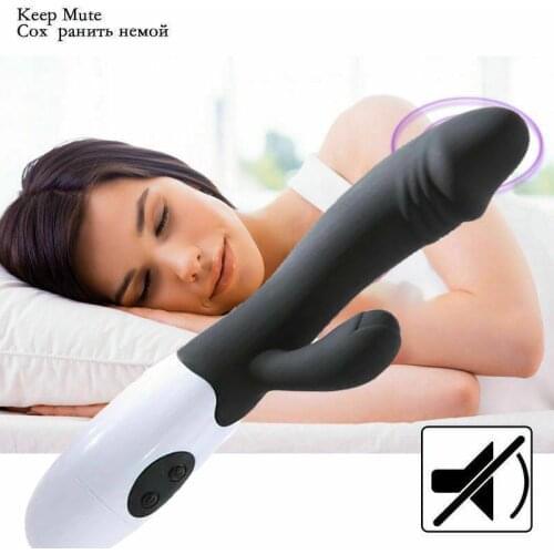 NEW Rabbit Vibrator 30 Speed Vibration Dildo for Women USB Charge Female Masturbator Dual Motor G Spot Clitoris Massage Sex Toys