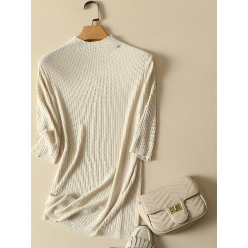Okkdey Women's Silk T-Shirts