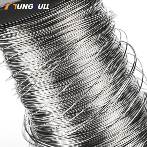 304 Stainless Steel Hard Single Wire Steel Wire Elevator Stakeout Line 0.1mm 0.2mm 0.3mm 0.4mm 0.5mm 0.6mm 0.8mm Bright Wire