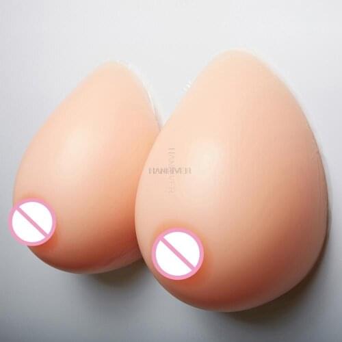 Realistic Shemale Silicone Breast Forms False Boobs Artificial Adhesive Breastplate Mastectomy Prosthesis for Crossdresser Male