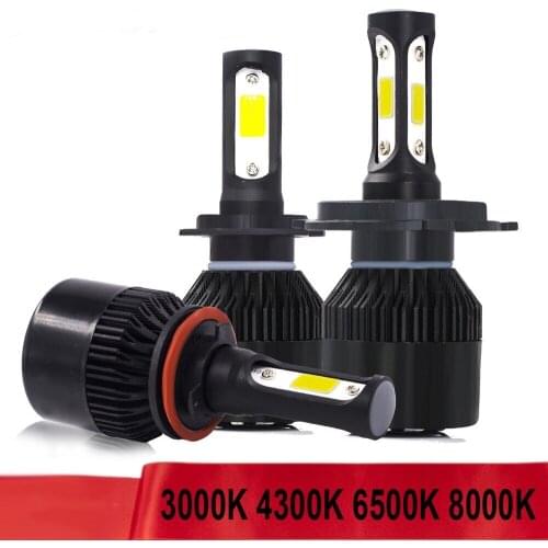 S2 Car LED Headlights And Lights H1 H4 H7 H8H9H11 9005 9006 H3 880 Led Lights For Car