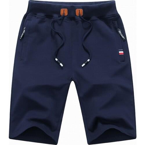 New Model Cotton Shorts Men Summer Beach Homme Brand Short Male Casual Shorts Mens High Quality Elastic Fashion Short Man Zipper