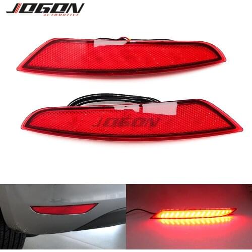 LED Rear Bumper Dynamic Turn Signal Light Reflector Fog Braking Light Lamp For VW Volkswagen GOLF 6 MK6 VI 2009-2013 NOT R GTI
