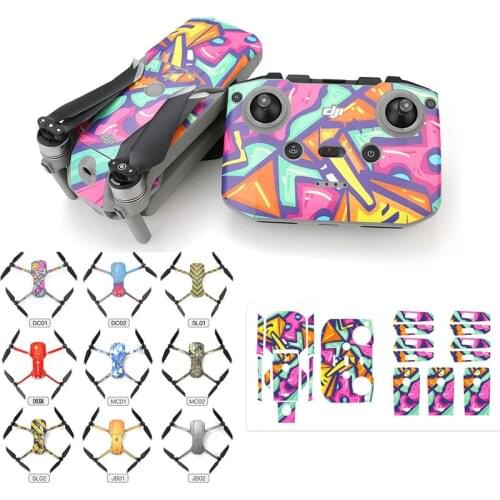 Protective PVC Stickers for Mavic Air 2 Colorful Waterproof Scratch-proof Decals Full Cover Skin for DJI Mavic Air 2 Accessories