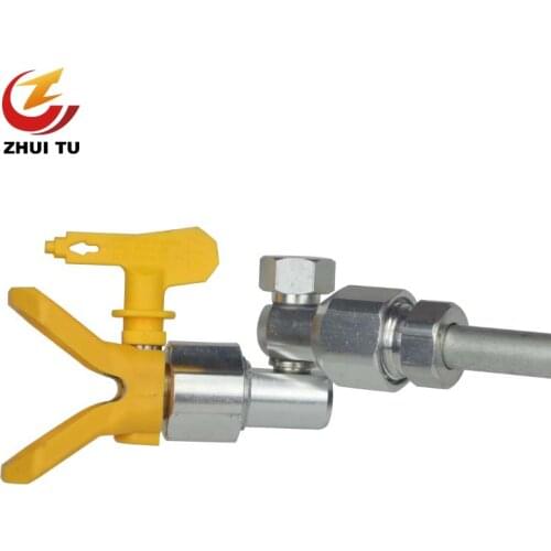 ZHUI TU Universal Boutique Airless Spray Gun Connector 360 Rotatable Aluminum Alloy Airless Paint Sprayer Swivel Joint Adapter