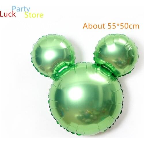 10pcs Mouse Foil Balloons Cartoon Balons Birthday Party Decoration Kids Baby shower Party Toys balons Ball Globos