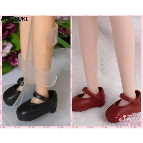 2pairs/lot Casual Shoes For Blythe Dolls 1/6 Flat Shoes For Licca Azone Doll Mini Shoes For 1/6 BJD Doll Accessories