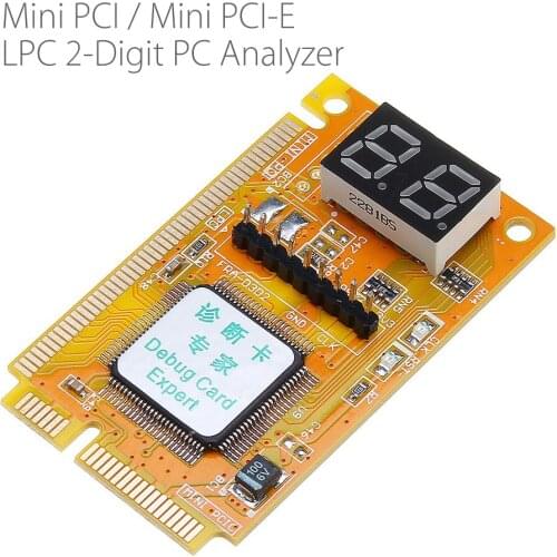3Pcs/lot 3 in 1 Mini PCI/PCI-E Card LPC PC Laptop Analyzer Tester Module Diagnostic Post Test Card Board