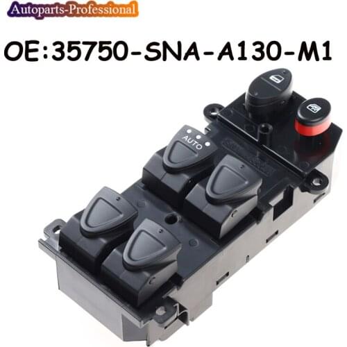 35750-SNA-A130-M1 35750SNAA130M1 35750-SNA-A030 35750-SNV-H51 For Honda Civic 2006-2010 Power Lifer Window Master Switch LHD Car