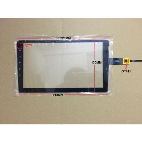 80-150-FPC New 9inch 228*129 229*130 mm capacitive screen Glass Sensor Free Shipping compatible For GPS CARDVD