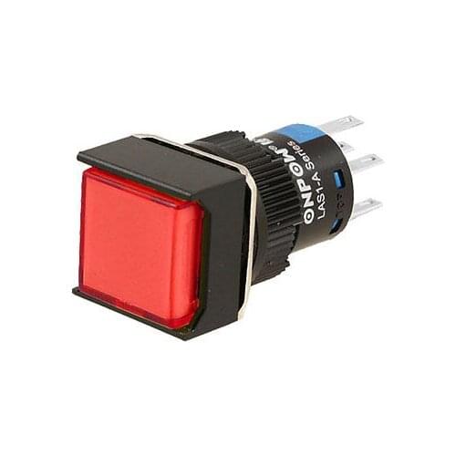 AC 250V 5A Panel Mounting Momentary Push Button Switch