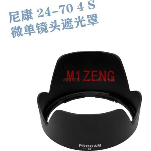 HB85 HB-85 72mm Bayonet reverse Flower Lens Hood cover for NIKON Z z5 z6 z7 z6ii z7ii 24-70mm F4 S camera lens 24-70 4S