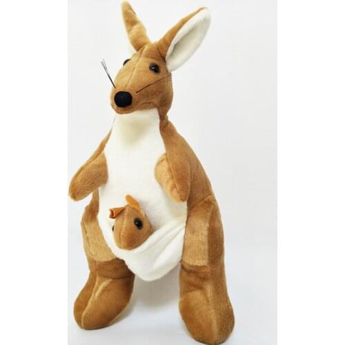 Simulation doll children plush toys Kangaroo doll Birthday gift kid stuffed toy