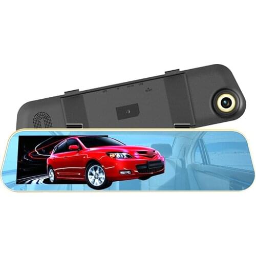 4.3 Inch 1080P Full HD Touch Screen G-sensor Rearview Mirror Car Camera DVR 140 Degree Wide Angle