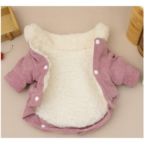 Classic Dog Clothes Winter French Bulldog Dog Clothes For Small Dogs Warm Thicken Outfit Pugs Clothing For Dog Chihuahua Clothes