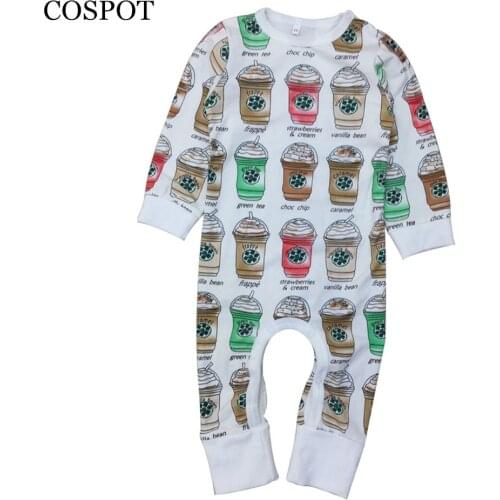 COSPOT Baby Girls Boys Romper Infant Boys Spring Jumpsuit Newborn Cotton Rompers Kids Pajamas Baby Boy Girl Clothes 2021 New 30