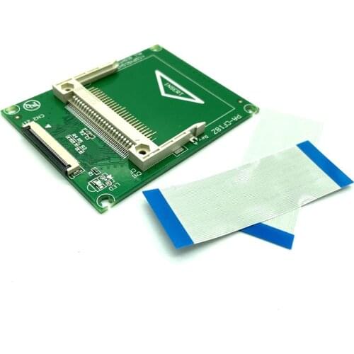1.8" Compact Flash CF Memory Card to CE for Toshiba Ipod ZIF SSD HDD Adapter with 2 Cables