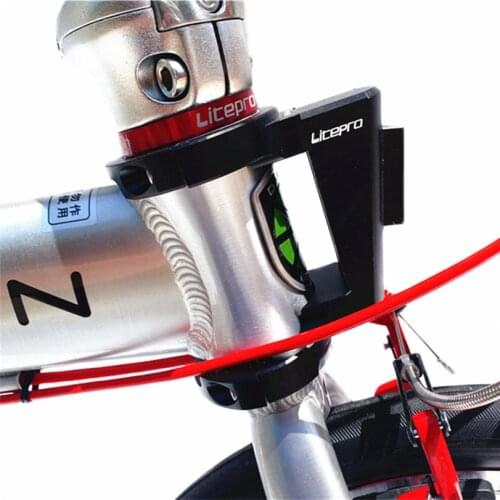 Litepro Folding Bicycle Pig Nose Pannier Adapter Front Shelf Mount Carrier Adapter 51-98MM 51-87MM Bike Pannier Adapter