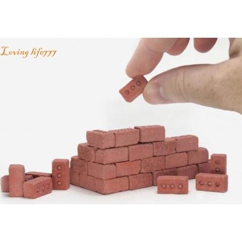 Mini Cement Bricks And Mortar Let You Build Your Own Funny Gadgets Building Blocks Kids Plastic Tiny Wall Mini Bricks Toy #LR2