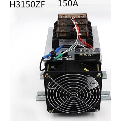 SSR set H3150ZF-3 three phase 150A 24-480VAC Output Industrial Grade Three Phase Solid State Relay set