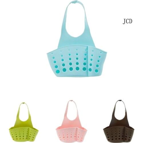 JCD 1PCS Kitchen organizer sink holder hanging strainer bathroom storage container kitchen sink sponge storage hanging basket