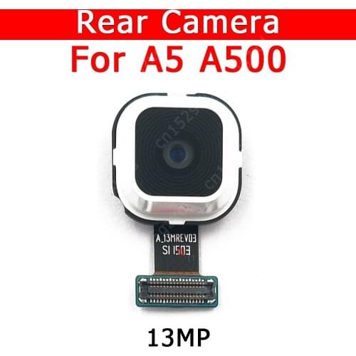 Original Rear View Back Camera For Samsung Galaxy A5 A500 Main Big Backside Camera Module Flex Replacement Spare Parts