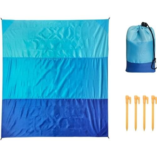Beach Blanket 79X83Inch Picnic Blankets Waterproof Sandproof for 4-7 Adults Portable Picnic Mat Sand Proof Mat