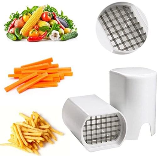 Durable French Fry Cutter Stainless Steel French Fries Cutter , Potato Cutter for French Fries Perfect Potato Slicer