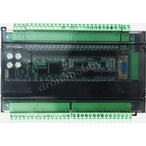 Freeshipping high speed FX1N FX2N FX3U-48MR/40MR industrial control board with Transparent shell