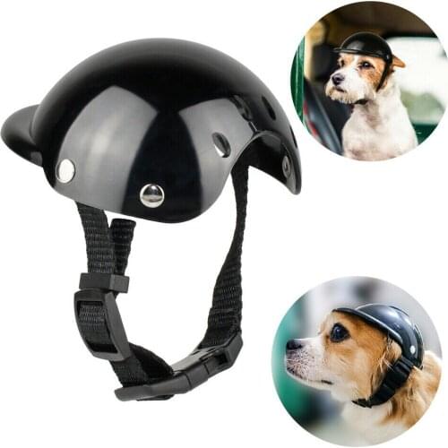 Cute Pet Helmet and Sunglass Dog Cat Safety Ridding Cap Motorcycle Bike Hat with Goggles, Riding Bike Cap