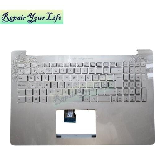 Replacement Keyboards Spanish Laptop Keyboard for Asus N501VW N501JW SP Spain Backlit TopCase 90NB0871-R32SP0