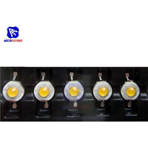 5PCS/Lot 3W High Power LED Chip LED Beads 200LM Warm White