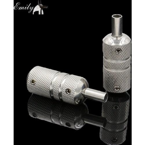 22MM Tattoo Stainless Steel Grip With Back Stem Tattoo Grips Supply Free Shipping TG-131A