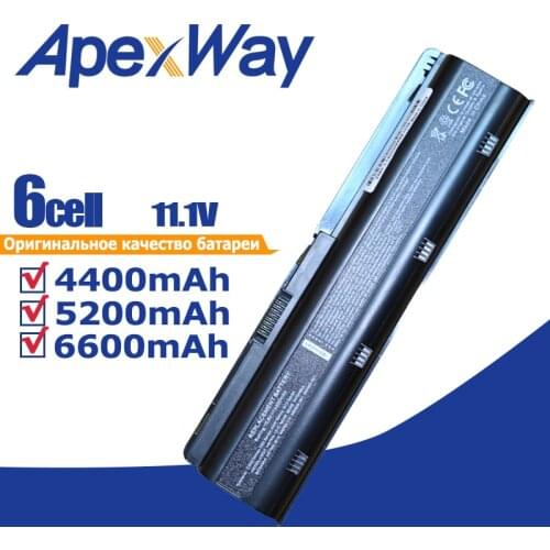 11.1V Battery for HP Pavilion MU06 G6 DV3 DM4 DV6 DV7 G4 G7 635 for Compaq Presario CQ42 CQ72 MU09 593554-001 593553-001