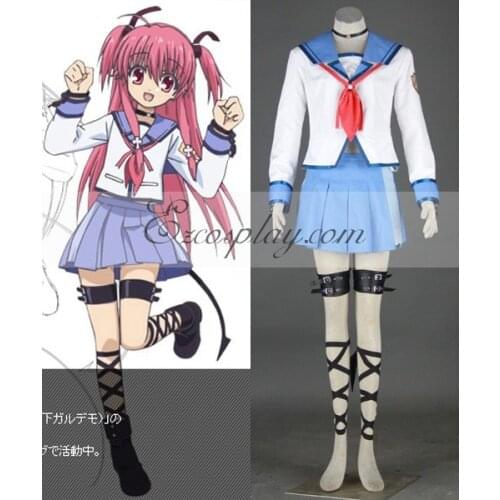 Angel Beats! Yui School Uniform Cosplay Costume E001