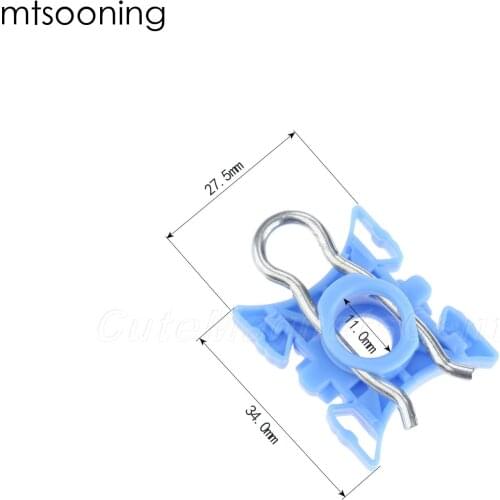 Mtsooning 10PCS Window Lift Sliding Pivot Regulator Clip Auto Fastener For BMW E32 E34 E36 Volvo Xc60 S60 S40 S80 Xc90