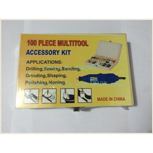 Free Shipping Brand New 100 Pc Rotary Tool kit Accessory Bit For goldsmith 1/8" jewelry polishing tool,jewelry grinding burs