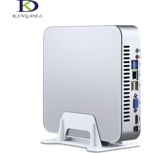 Mute Fan Mini PC Intel Quad-Core i7 4700HQ Dual Core i7 6500U i5 6200U Desktop Mini Computer Windows 10 Nettop Pocket HTPC