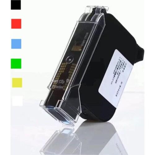 Quick-drying Cartridges 42ML Compatible Black Red Blue Green Yellow Cartridge for 12.7mm Handheld Inkjet Printer #R20