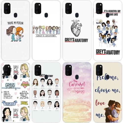 Greys Anatomy Soft Case for Samsung Galaxy M11 M10S M01 M21 M31S M51 A01 J2 Core A21 A42 J6 A6 A8 Plus A7 2018 Silicone Cover