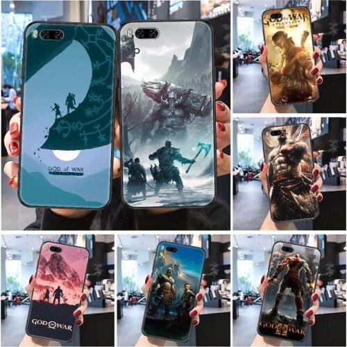 God Of War Spartan Game Phone case For Xiaomi Mi Max Note 3 A2 A3 8 9 9T 10 Lite Pro Ultra Frosted black pretty cell cover trend